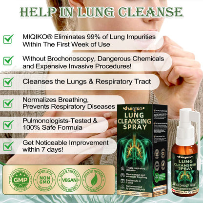 ✨MIQIKO® Advanced Lung Cleansing Spray (👨‍⚕️Recommended by Lung Specialists🫁)