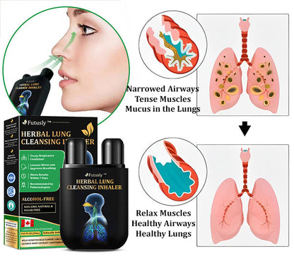 ✅Official Store: Futusly™ Herbal Lung Cleansing Inhaler (💝 Cough, wheezing, shortness of breath, sputum, stuffy nose, bronchitis, bronchitis, allergy symptoms, lung discomfort💝)